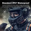 EJEAS V6 Pro Motorcycle Helmet Bluetooth Waterproof Intercom. 