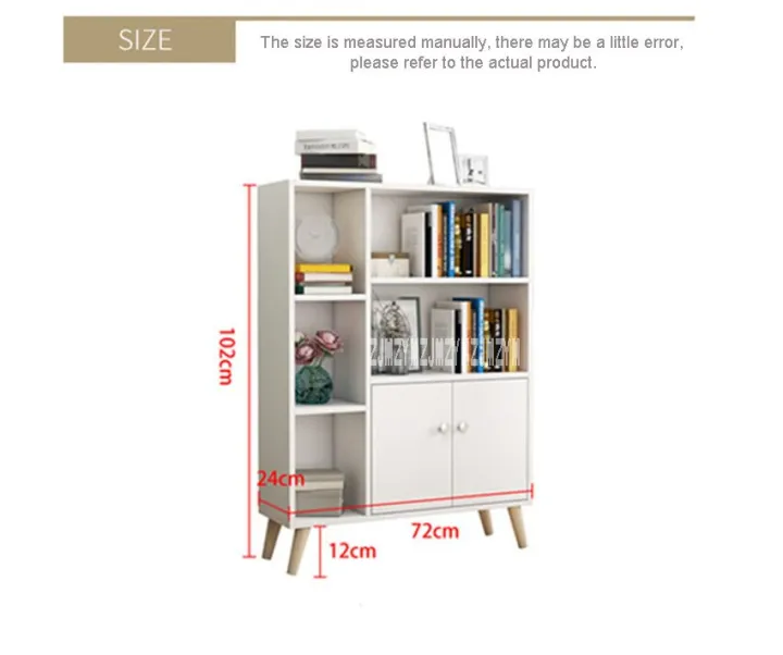 Kamakhya%20Decor%20New%20Modern%20Simple%20Bookcase%20Indoor%20Floor%20Storage%20Cabinet%20Double%20Door%20With%20Foot%20Combination%20Storage%20Cabinet%20-%20Image%203