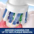 20pcs Electric Toothbrush Heads Compatible with Braun 12 Cross Action 8 Precision Clean Replacement heads for Oral B. 