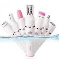 Kemei KM-2189 7 IN 1 Electric Massage Facial Cleanser Waterproof Facial Care Tool. 