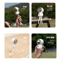 Astronaut Hand Held Fan USB Mini Portable Octopus Fan Stroller Stand Charging Silent Kids Fan. 