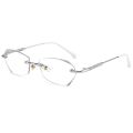 Shiny Fashion Round Frame Men Metal  Eye Protection Computer Glasses  Glasses Anti Blue Light Glasses Large Frame Glasses. 