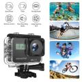 Underwater Action Camera 4K Sport Cam 16Mp Wifi 2" Lcd Dual Display 170 Wide Angle Lens 2.4G Remote Control & Hdmi Campark Act76. 