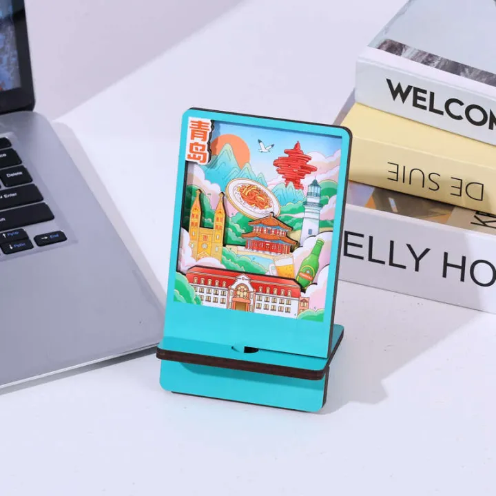 Shandong%20Zibo%20Yantai%20Weihai%20City%20Scenic%20Area%20Wooden%20Fridge%20Magnets%20Cultural%20Creative%20Gifts%20Magnetic%20Cartoon%20Crafts%20-%20Image%206