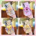 TPU Protective Phone Case For OPPO A5 5G/4G 2025 Global Anti-knock Quicksand cute Durable Cartoon Glitter Kickstand. 