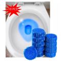 10 Pcs Automatic Bleach Toilet Bowl Cleaner Stain Remover Blue Tab Tablet Flush Deodorizes. 