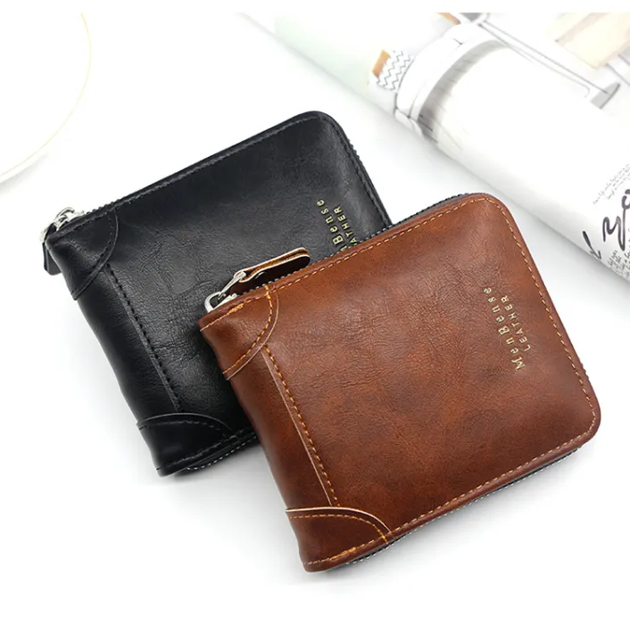 HOT%20MenBense%20Men's%20Short%20New%20Wallet%20Fashion%20Casual%20Large-Capacity%20Wallet%20Multi-Card%20Wallet%20Men's%20Retro%20Style%20PU%20Soft%20Leather%20Men's%20Zipper%20Coin%20Purse%20Dompet%20Lelaki%20Pendek%20Zip%20Beg%20Duit%20Syiling%20%E7%94%B7%E5%A3%AB%E9%92%B1%E5%8C%85%E7%9F%AD%E6%AC%BE%E9%9B%B6%E9%8C%A2%E5%8C%85%20-%20Image%202