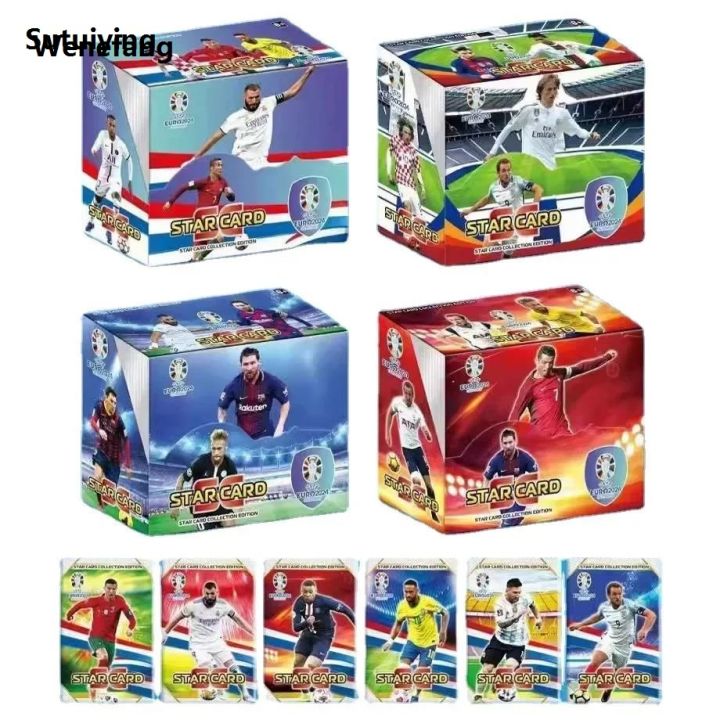 Wenefang%20Sutuiying%20Hot%20288pcs%20Football%20Card%20Stars%20World%20Stars%20Flash%20Hot%20Selling%20Bargain%20price%20Card%20Collection%203D%20Football%20Card%20Album%20-%20Image%203