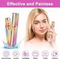 Rechargeable 2 in 1 Facial Epilator for Sensitive Skin, Portable Precision Epilator for Women and Men with LED Light. 