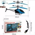 Flying Sensor Helicopter Toy with Remote Control, Infrared Gravity Sensor for Kids. 
