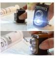 Double Lens Reflex TLR Camera Style LED Flash Light Shutter Sound KeychainRandom Color. 