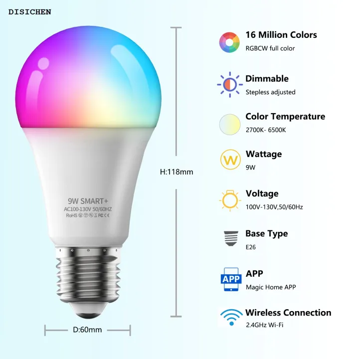 DISICHEN%20Fashion%201pcs%20RGBWW%20LED%20Bulb%20E26%20E27%20110V%20220V%209W%2010W%20Magic%20Home%20Smart%20App%20Music%20Control%20Work%20with%20Alexa%20Google%20Home%20Bedroom%20Lighting%20-%20Image%202