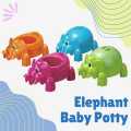 Baby Potty Trainer Elephant Shape with Lid/ Toilet Pots. 
