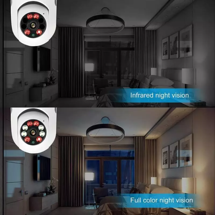 Shoppoint%20%20WiFi%20Bulb%20CCTV%20Camera%204MP%20%7C%20360&deg;%20Dual%20Lens%20PTZ%20Smart%20Security%20Camera%20with%20Night%20Vision%20Motion%20Alert%20Two%20Way%20Audio%20SD%20Support%20-%20Image%205