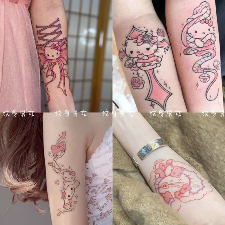 %E3%80%90Mega%20Hello%20Kitty%20Tattoo%20Cute%20Japanese%20Pink%20Snake%20Line%20Love%20Girl%20Sweet%20Butterfly%20Flower%20Arm%20-%20Image%204