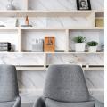 3m x 61cm Kitchen Marble Sticker Oil Proof Waterproof Paper Backsplash Sticker Roll Stove Cabinet Liner Décor Self Adhesive Wallpapers. 