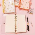 New School Supplies Stationery Transparent Folders A5A6 Notebook Binder Binder Pockets. 