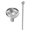 FORIDE 4X Mini Funnels Set Stainless Steel Urn Funnel Filler Kit for Cremation Jewelry Ashes Keepsakes. 