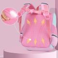 Cute Cartoon Unicorn Rainbow Design Lightweight Waterproof Pink School Bag for Girls. 