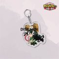 DISICHEN y ero Academia eychain Cartoon Characters ri Izuku akugo atsuki odoroki Shoto ouble Sided Acryl Charm ey Chain New style. 