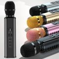 K6 Bluetooth Karaoke Microphone with Dual Speakers, 65W Fast Charging, Portable Wireless. 