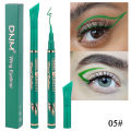 one Productei 12 Color Matte Liquid Eyeliner Pencil Colorful Waterproof Long-lasting Cosmetics Make Up Green Blue Eye Liner Pen Makeup Tools. 
