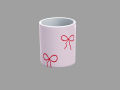 Aesthetic Pink Ribbon Bow Ceramic Coffee Mug – Cute Aesthetic Tea Cup for Girls & Women. 