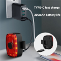 Bicycle Rear Light Bike Tail Light USB Rechargeable Road Saddle Seatpost LED Warning Cycling Lamp. 