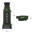Magnification Night Vision 984 Telescope Digital Infrared 2.540MPK Telescope Night Vision Monocular Feet Distance 6X Optical 8X Digital Zoom. 