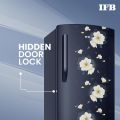 IFB DC-2132FBF 2Star Single Door Refrigerator 187 L Floral Falls Blue. 