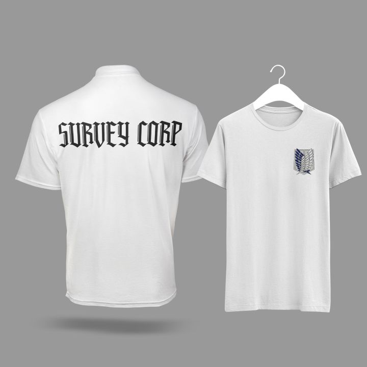 Attack%20on%20Titan%20%7C%20Survey%20Corps%20%7C%20Printed%20White%20Graphic%20T-Shirt%20-%20Image%202
