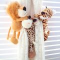 High Quality Plush Animal curtain lacing buckle Jungle Forest Animals Room Decoration Accessories Holdback Cartoon Curtain Tieback Holder Hooks. 
