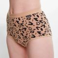 WUKA Printed High Waist Menstrual Underwear - Heavy Flow Period Panty. 
