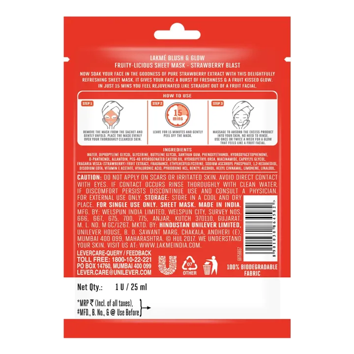 Lakme%20Blush%20&%20Glow%20Strawberry%20Sheet%20Mask%20Fruit%20Facial%20Like%20Glow(25ml)%20-%20Image%203