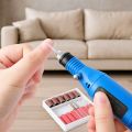 Portable Electric Nail Drill Machine Quiet Operation Adjustable Nail Polishing Tools Electric Nails Clipper Mill Nail Art Beginner. 