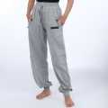 Renegade.Nepal Grey Color Cotton Plain Joggers For Women. 