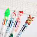 Pen Christmas Gift Pen Student Plastic Pen School Office Supplies 0.5mm Cute Cartoon 6/10 Colors Ballpoint. 