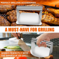 2Pcs Burger Press,Hamburger Press,5.5Inch Round & Square Smash Burger Press for Hamburger Smasher Tool Easy Install Easy to Use. 