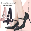 ) To Prevent Shoes From Slipping And Tying Up Shoelaces High Heels Wrap Around The Ankle To Prevent Heel Loss (1 Pair. 