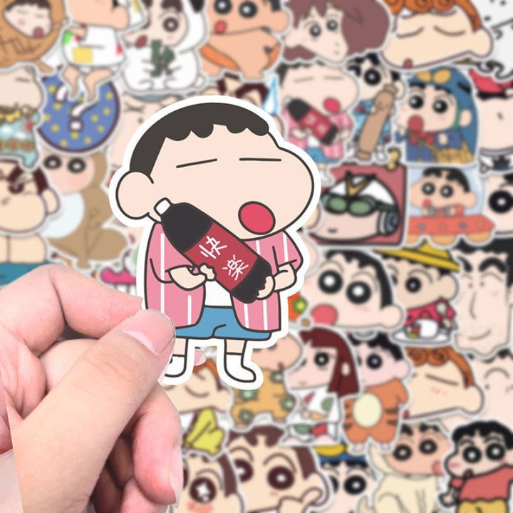 50/100Pcs%20Cartoon%20Anime%20Crayon%20Shin%20Chan%20Stickers%20For%20Car%20Laptop%20Phone%20Mystic%20-%20Image%204