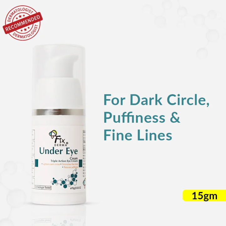 Fix Derma Under Eye Cream 15 gm | Dark Circles, Puffiness & Fine Lines ...