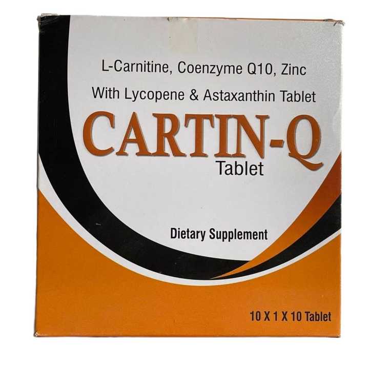 Cartin-Q- Dietary Suppliment-10 Tablets