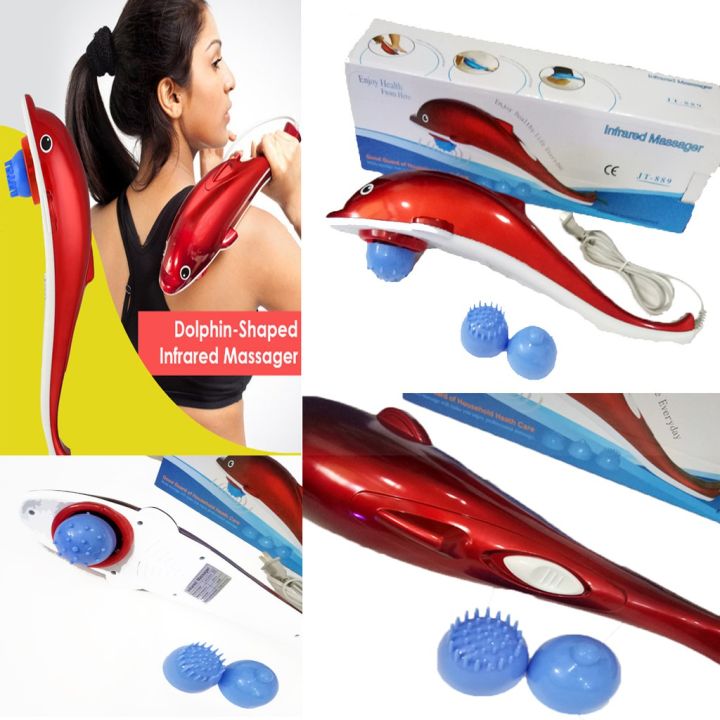Red Dolphin Infrared Massager - Jt-889