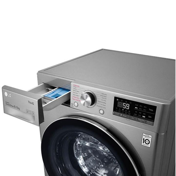 LG%20Brand%208%20Kg%20Wash%20&%206%20Kg%20Dry%20Washer%20Dryer%20-%20FV1408H4V%20%7C%20Inverter%20Direct%20Drive%20%7C%20AI%20Direct%20Drive%20%7C%20Steam%20%7C%20ThinQ%20Wi-Fi%20%7C%2010%20Years%20Warranty%20+%20Free%20Gift:%206Kg%20Surf%20Excel%20Matic%20-%20Image%206