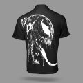 Venom Graphic Printed | Cotton T-Shirt - Black & White Colors | Front & Back Design. 