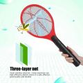Summer Supplies Plastic Electric Fly Insect Racket Mosquito Wasp Red Yellow Blue Mosquitos Killer Portable Electronic Mosquito Racket Outdoor Indoor. 