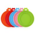 Hot Keep Fresh Pet Supplies Cans Cap Pet Can Covers Silicone Can Lid Food Tin Cover. 