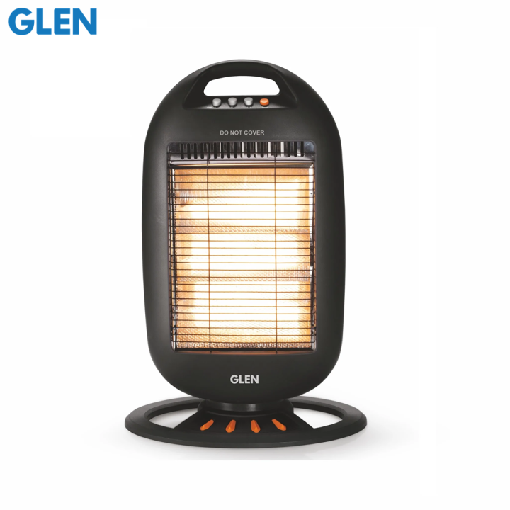 Glen Electric Halogen Heater for Room HA7017HLBL