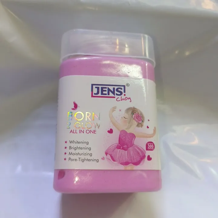 JENS%20CHOY%20BORN%202%20GLOW%20ALL%20IM%20ONE%20FACIAL%20JAR-300G%20-%20Image%205