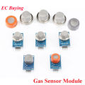 MQ-2 MQ-3 MQ-5 MQ-7 MQ-8 MQ-135 Detection Smoke Methane Liquefied Gas Sensor Module For Arduino Starter DIY Kit. 